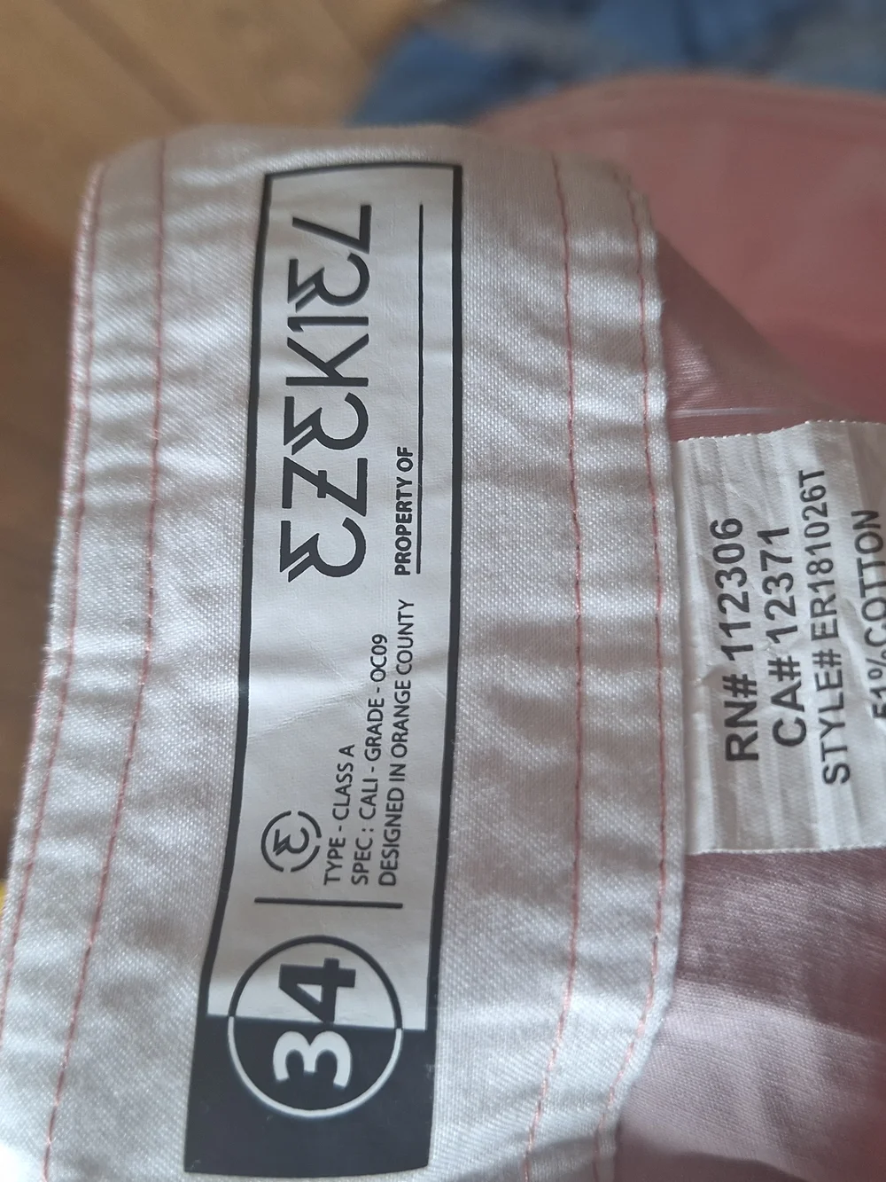 Ezekiel Men’s Board Shorts Size 34